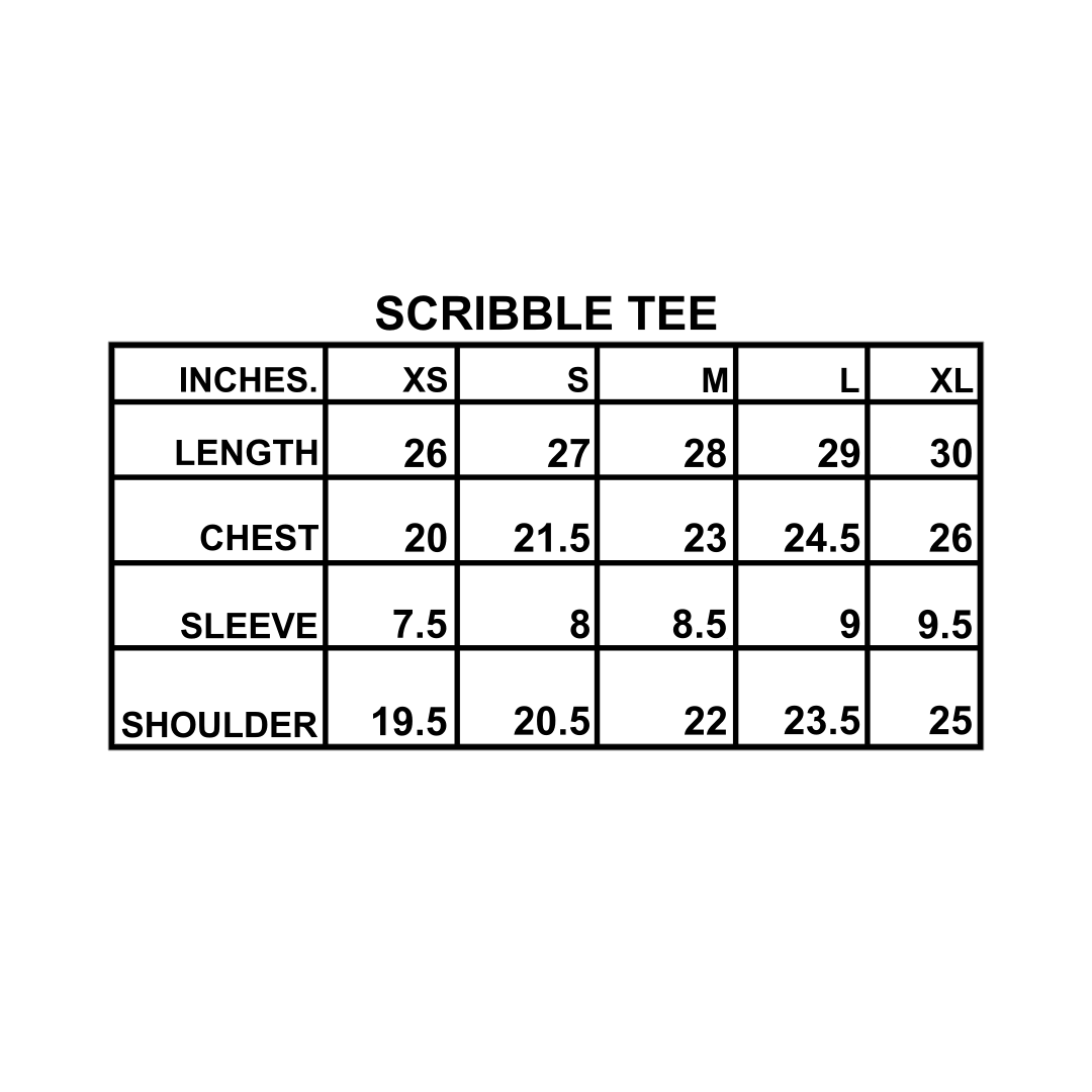 Scribble Tee