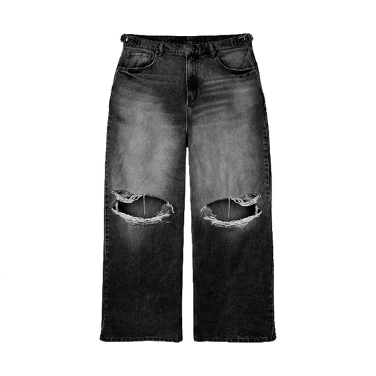 Black Wide Leg Denim