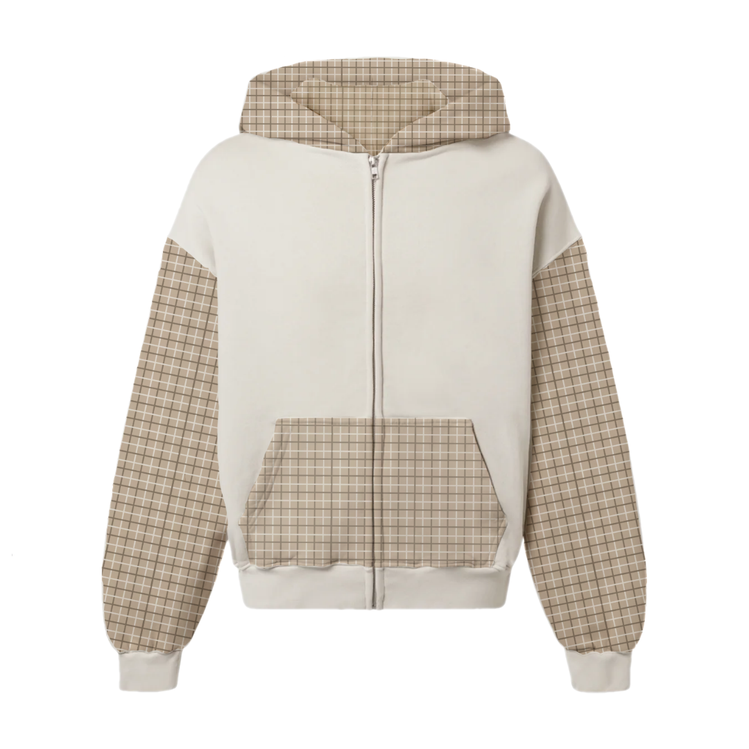 Plaid Pocket Zipup